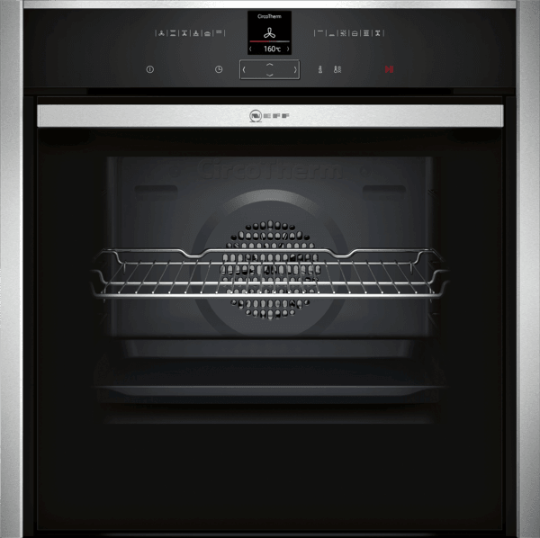 Neff B57CR22N0B Pyrolytic Slide and Hide Single Electric Oven, Stainless Steel - Peter Murphy Lighting & Electrical Ltd