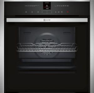Neff B57VR22N0B, Slide & Hide, Built-in, Single Oven, Stainless Steel