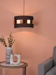 Oki Easy Fit Navy Blue Shade with Copper Band - Peter Murphy Lighting & Electrical Ltd