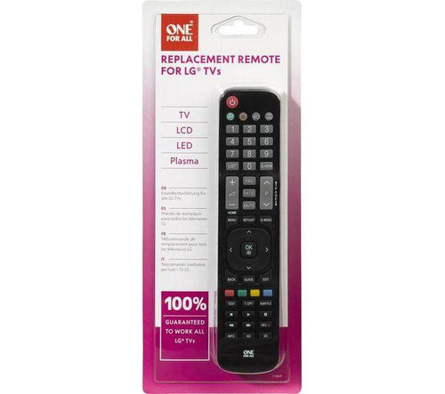 One For All LG URC1911 Replacement Remote Control - Peter Murphy Lighting & Electrical Ltd