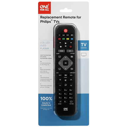One For All Philips TV Replacement Remote | URC1913