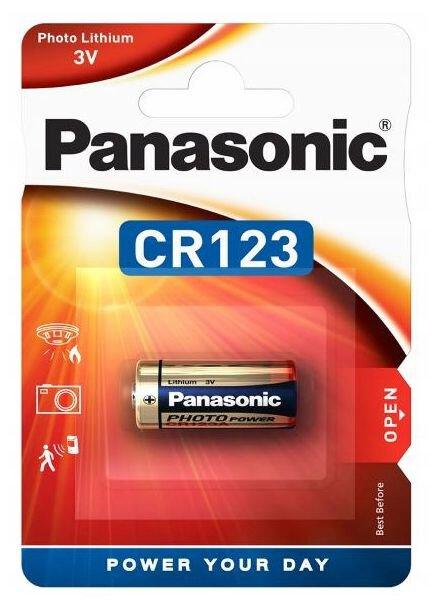 PANASONIC CR123A 3V LITHIUM BATTERY - Peter Murphy Lighting & Electrical Ltd