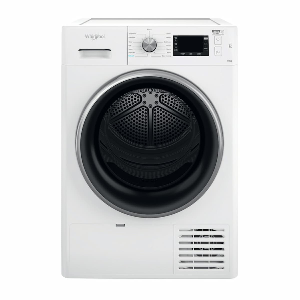 Whirlpool heat pump tumble dryer: freestanding, 9,0kg - FFT M22 9X2B UK