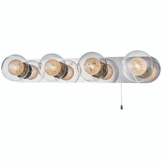 POLISHED CHROME ACQUA GLOBE WALL LIGHT (Ip44 Range) |WB16053/4