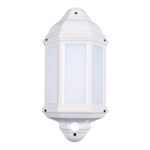 Prelux Coach IP44 Coach Wall Lantern WHITE
