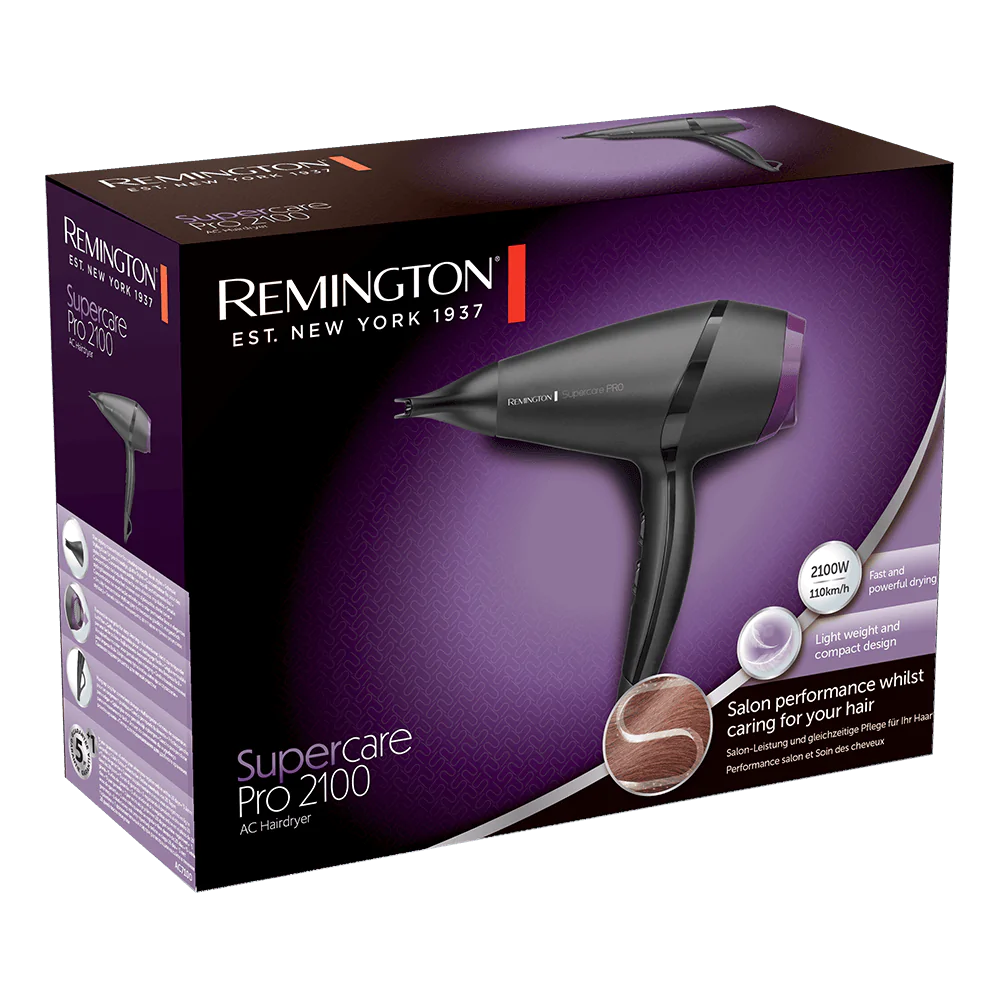 Remington  SuperCare Pro Hair Dryer | AC7100 - Peter Murphy Lighting & Electrical Ltd