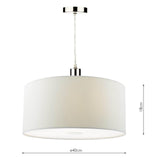 Ronda 40cm Easyfit Pendant Porcelain White thumbnail 2