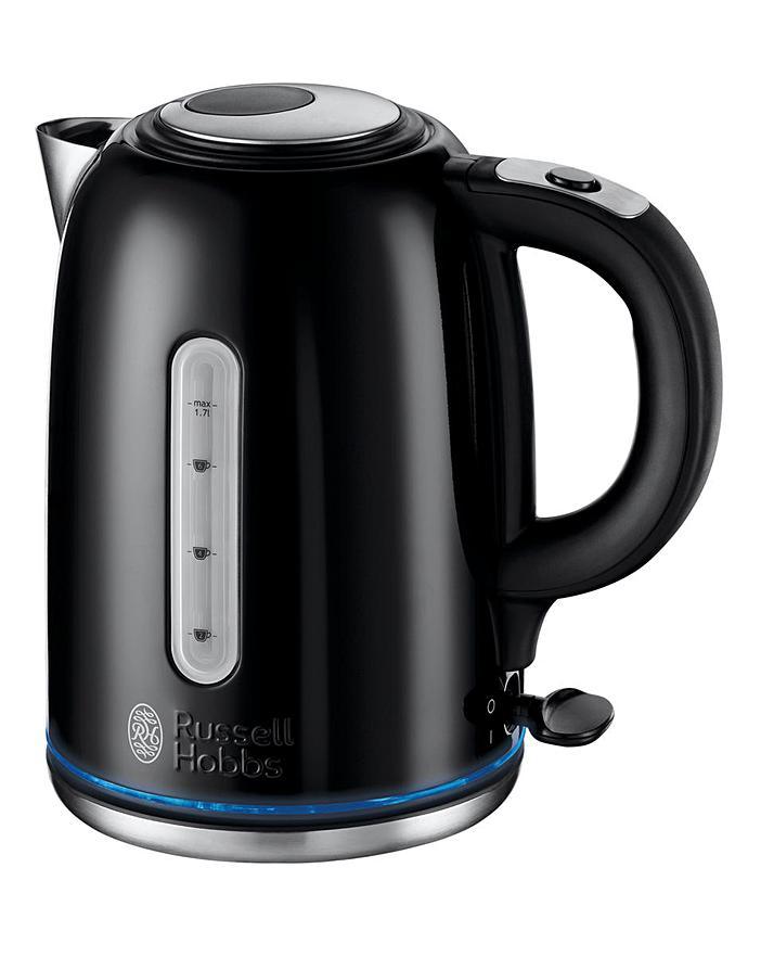 Russell Hobbs, 1.7L Quiet Boil Kettle, Black | 20462 - Peter Murphy Lighting & Electrical Ltd