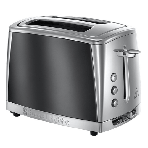 Russell Hobbs 23221 Luna 2 Slice Toaster - Grey - Peter Murphy Lighting & Electrical Ltd