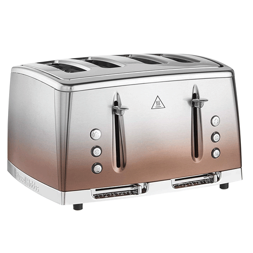 Russell Hobbs Eclipse 4 Slice Toaster - Copper  25143 - Peter Murphy Lighting & Electrical Ltd