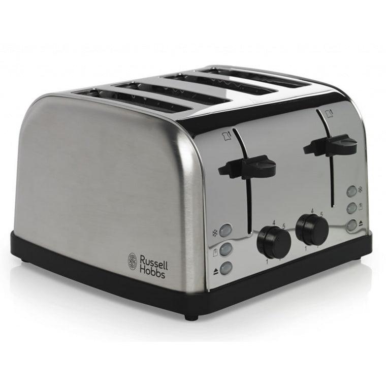 Russell Hobbs Futura 1500W 4 Slice Toaster - Stainless Steel  18790