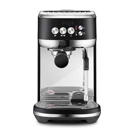 Sage Black and Silver Bambino Plus Coffee Machine | SES500BTR4GUK1