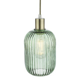 Sawyer Easy Fit Pendant Green Ribbed Glass | SAW6524 thumbnail 7