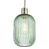 Sawyer Easy Fit Pendant Green Ribbed Glass | SAW6524 thumbnail 8