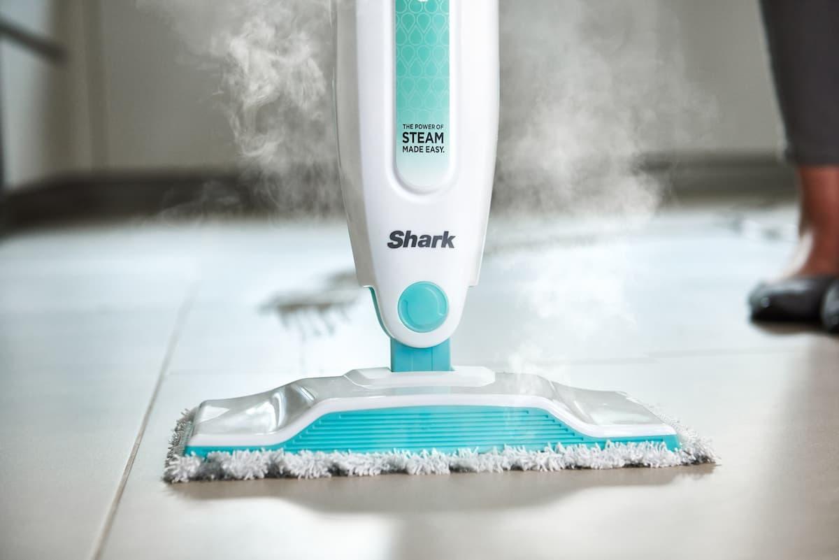 SHARK S1000UK Pro Steam Mop - White & Mint - Peter Murphy Lighting & Electrical Ltd