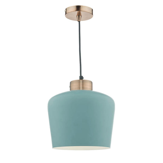 Sullivan 1 Light Pendant Blue Green/ Copper