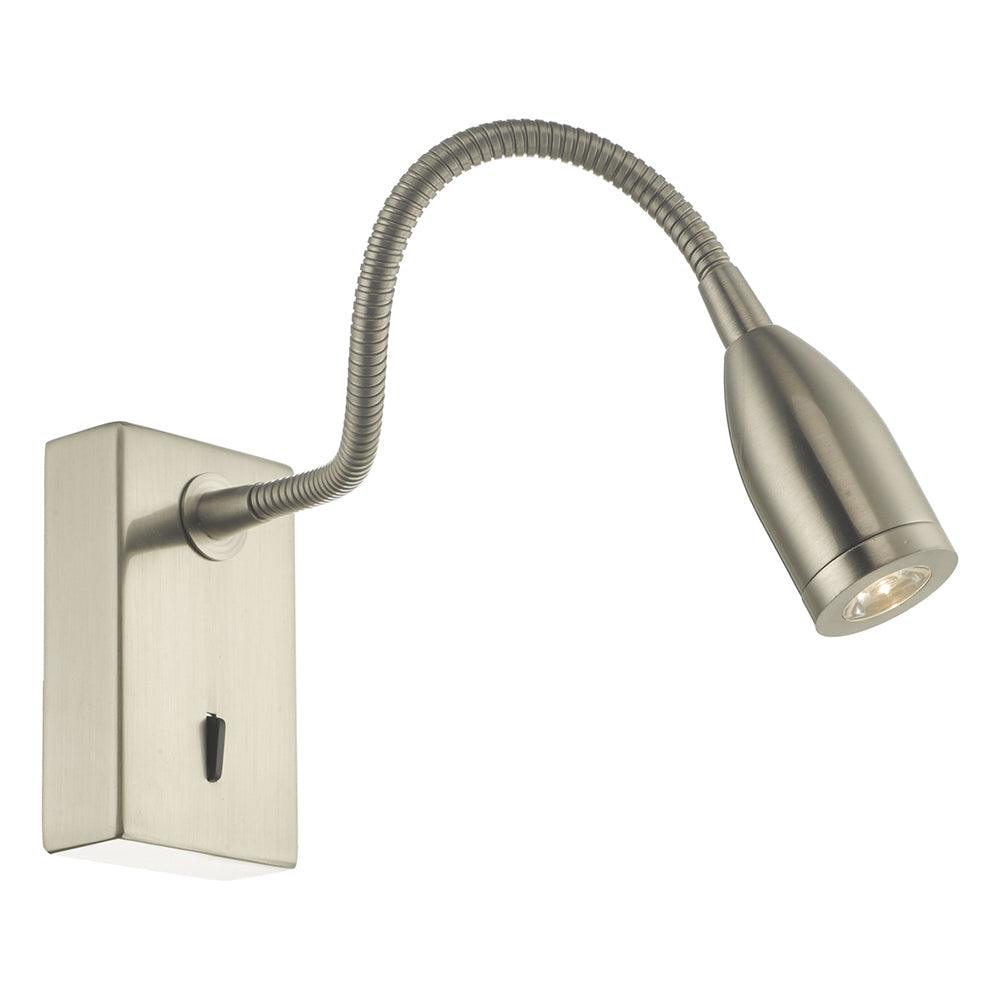 Tadley Wall Light Satin Nickel LED - Peter Murphy Lighting & Electrical Ltd