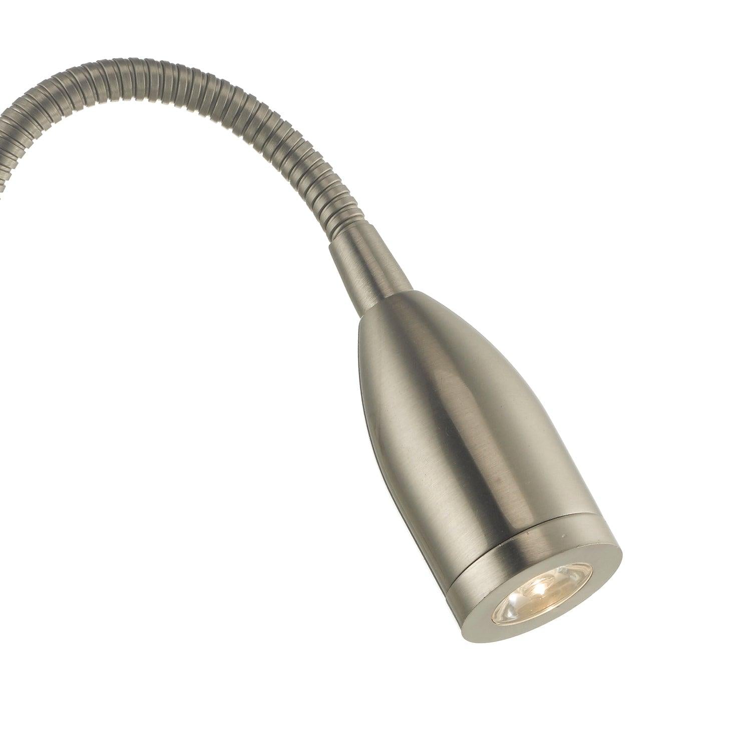 Tadley Wall Light Satin Nickel LED - Peter Murphy Lighting & Electrical Ltd