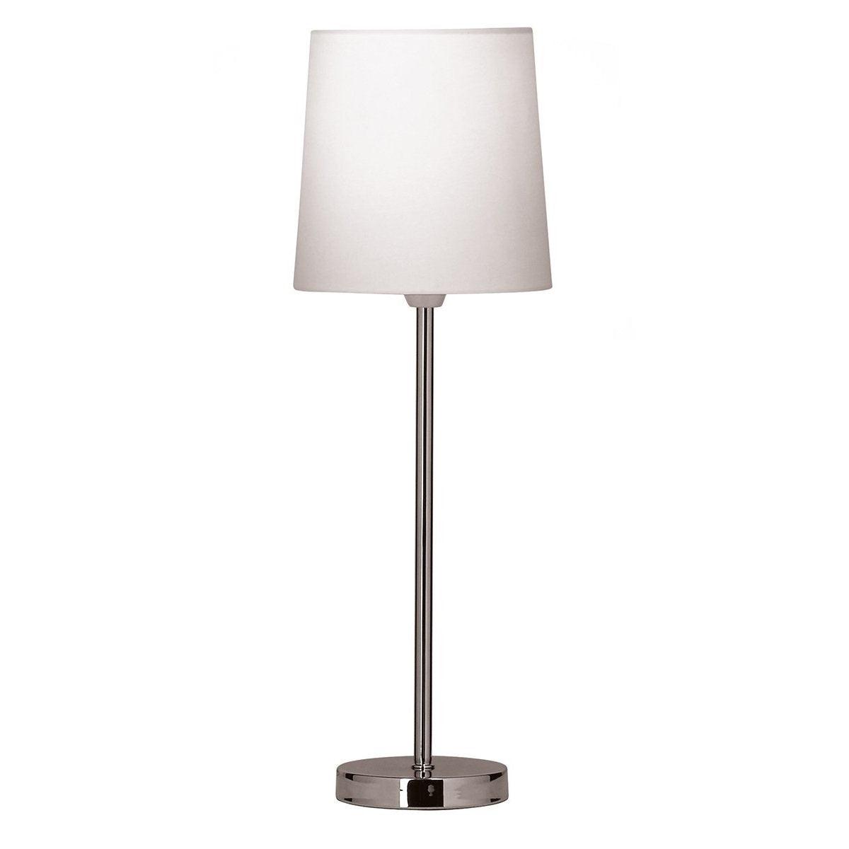 Tall Stick Table Lamp - White - Peter Murphy Lighting & Electrical Ltd