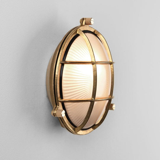 Astro Thurso Round Coastal Natural Brass-1376005