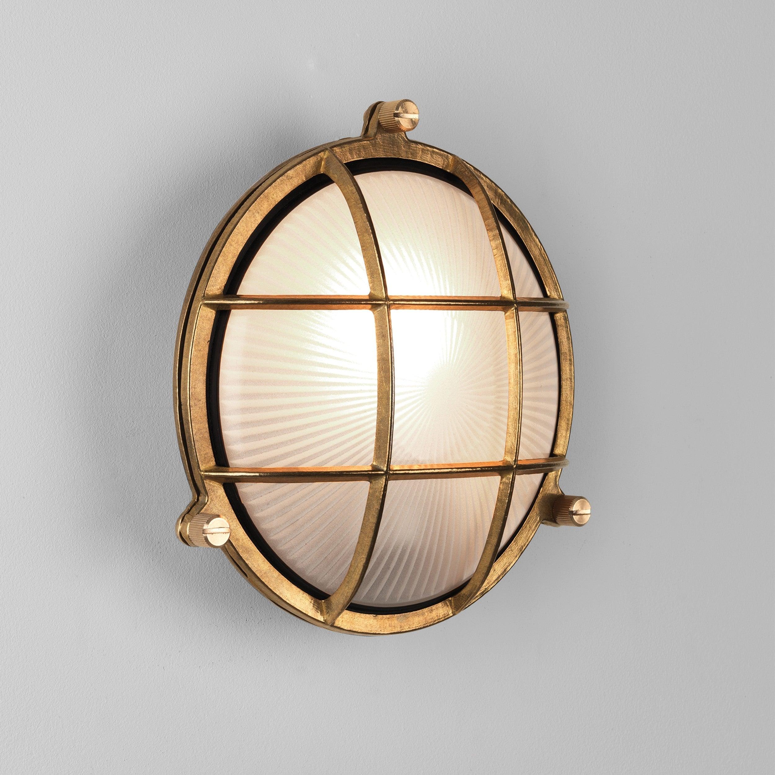 Thurso Round Coastal Natural Brass - Peter Murphy Lighting & Electrical Ltd