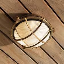 Thurso Round Coastal Natural Brass - Peter Murphy Lighting & Electrical Ltd