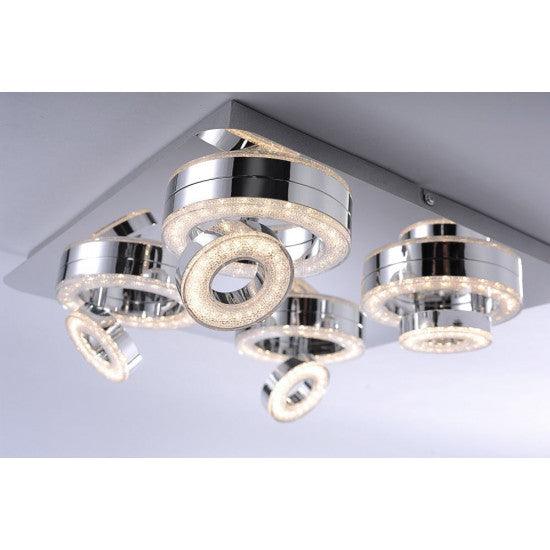 Tim LED Crystal Ceiling 8 Light - Peter Murphy Lighting & Electrical Ltd