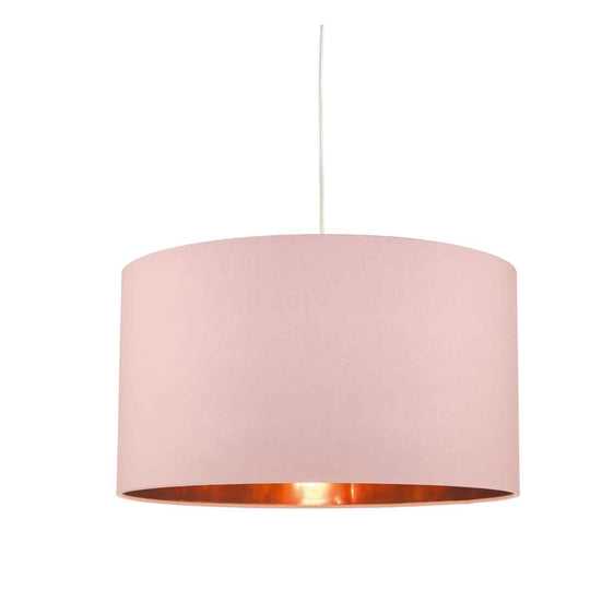 Timon Easy Fit Pendant Pink With Copper Lining