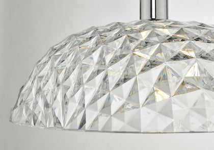 Tobin Easy Fit Clear Faceted Acrylic Large