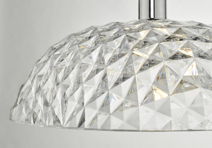 Tobin Easy Fit Clear Faceted Acrylic Large