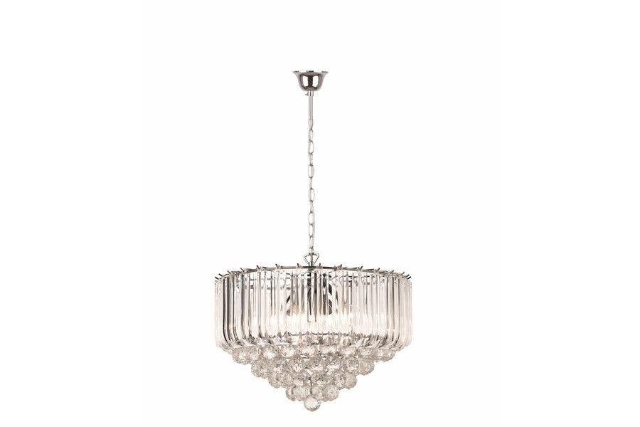 UTAH PENDANT LAMP 5 LAMP CHROME - Peter Murphy Lighting & Electrical Ltd