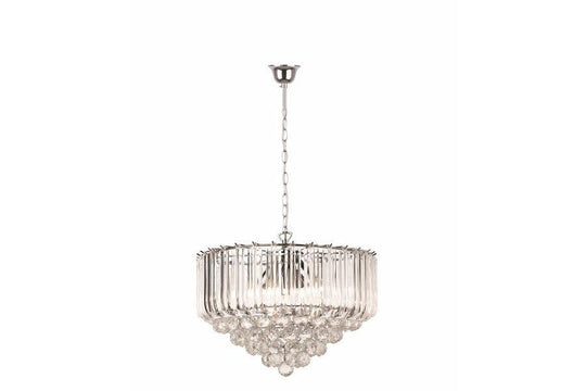 UTAH PENDANT LAMP 5 LAMP CHROME