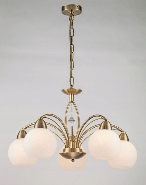 Vanity chandelier 5L AB - Peter Murphy Lighting & Electrical Ltd