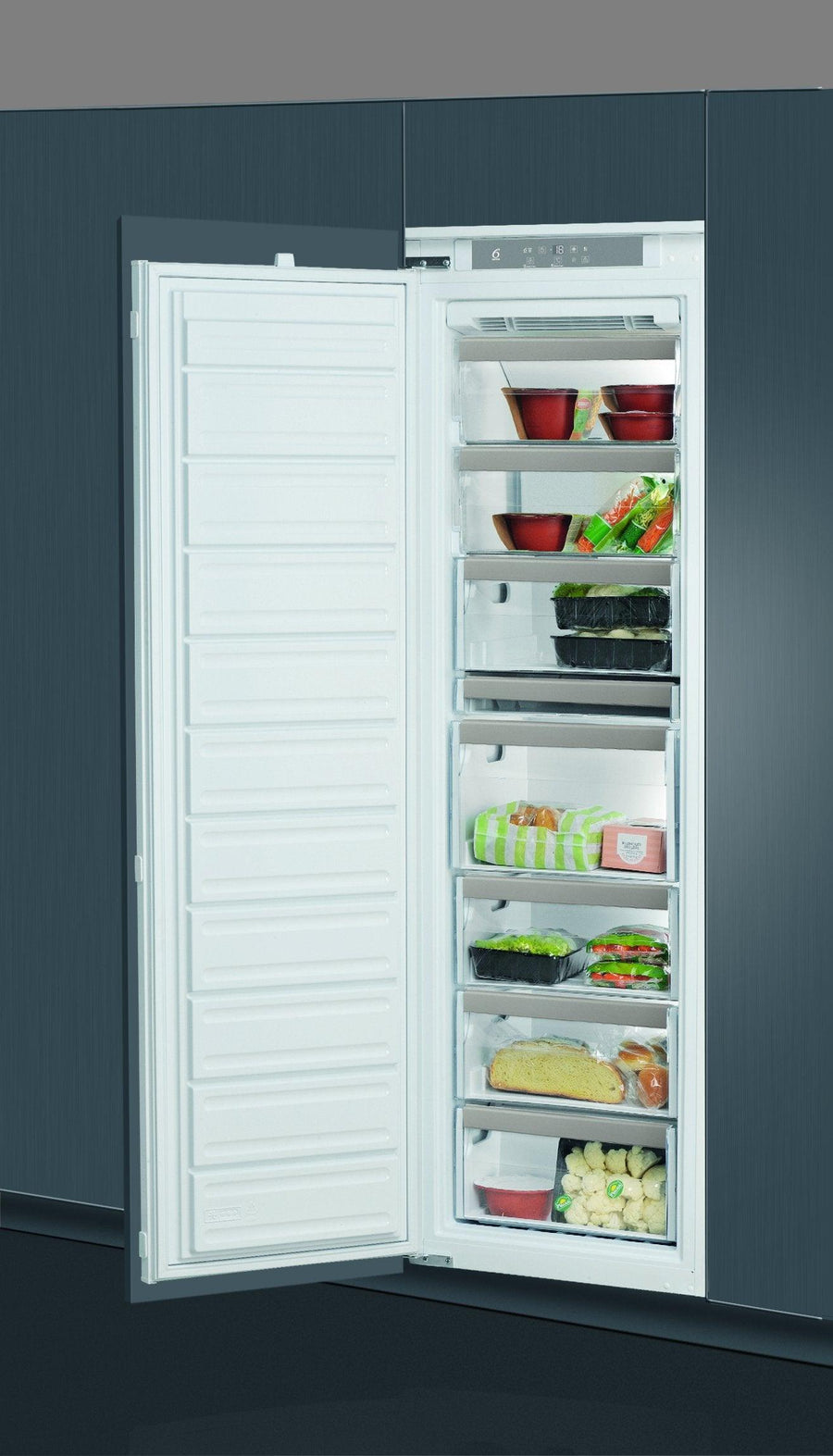 Whirlpool, 55cm, Integrated Frost Free Larder Freezer AFB18431