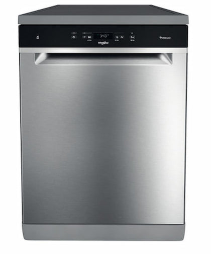 Whirlpool, 60cm, 14 Place Dishwasher, Inox WFC3C33PFXUK