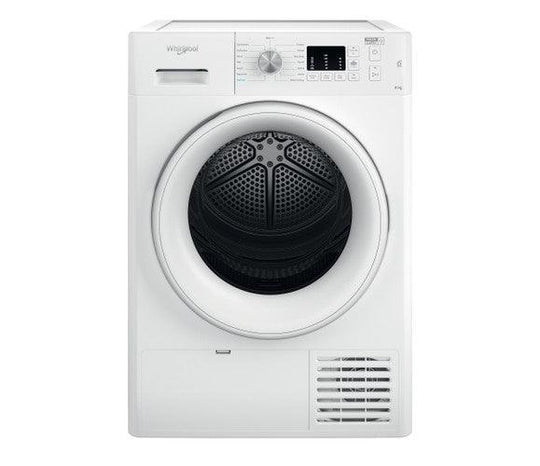 Whirlpool, 8KG, Condenser Tumble Dryer, White , FFTCM108BUK