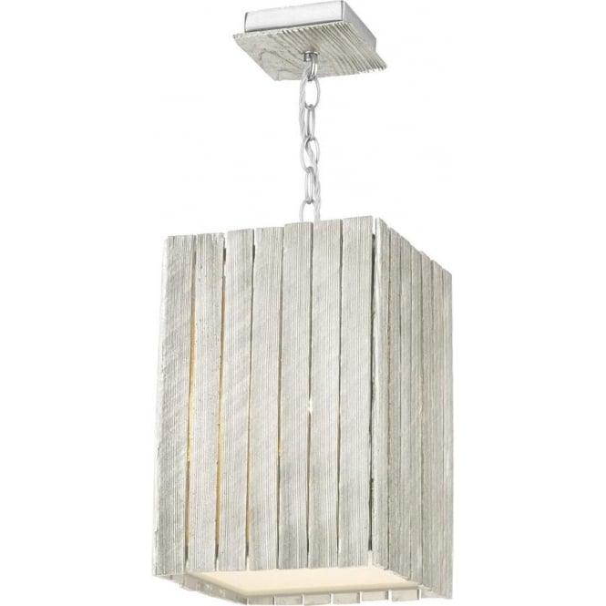 Whistler 1 Light Pendant Small Distressed Silver - Peter Murphy Lighting & Electrical Ltd