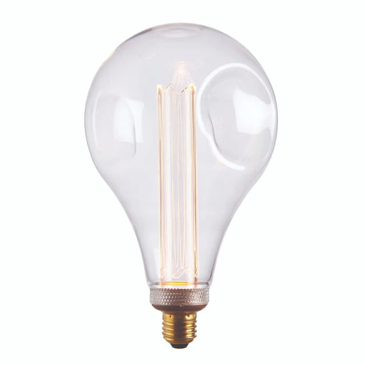 XL E27 LED Dimple Globe Clear Bulb 148mm dia77113 - Peter Murphy Lighting & Electrical Ltd