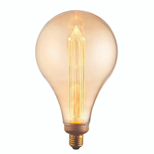 XL E27 LED Globe Amber Bulb 148mm dia 77084 - Peter Murphy Lighting & Electrical Ltd