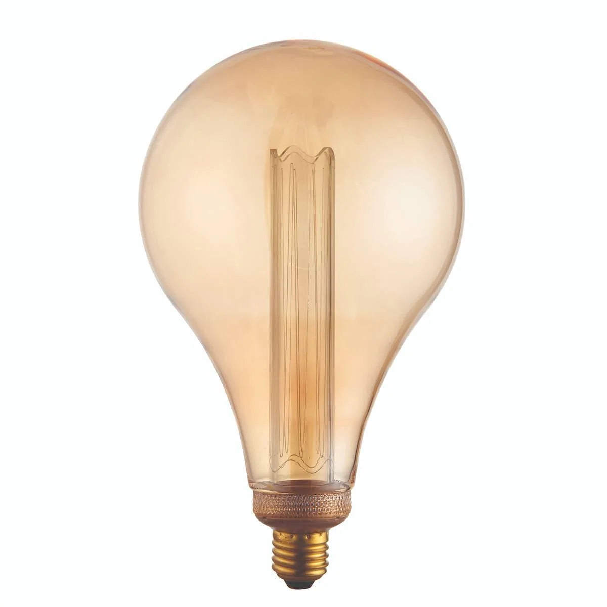 XL E27 LED Globe Amber Bulb 148mm dia 77084 - Peter Murphy Lighting & Electrical Ltd