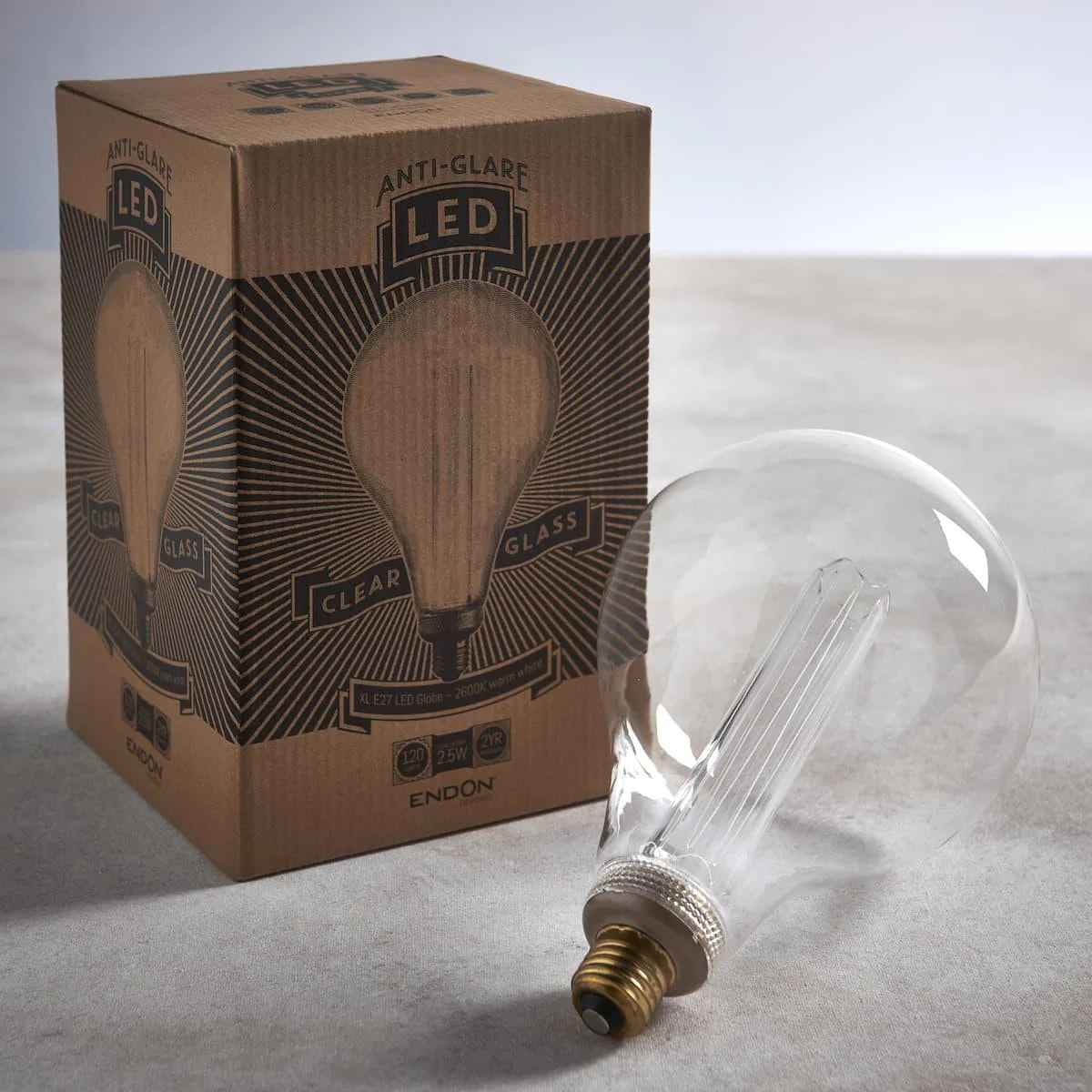 XL E27 LED Globe Clear Bulb 148mm dia | 77112